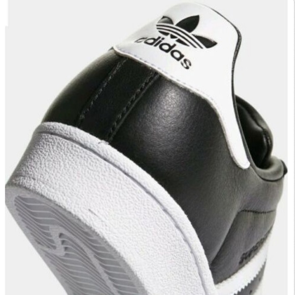 🆕 ADIDAS Superstar Shoes 8 Metallic Black White - Picture 4 of 8